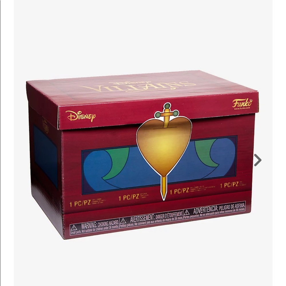 FUNKO DISNEY TREASURES VILLAINS BOX